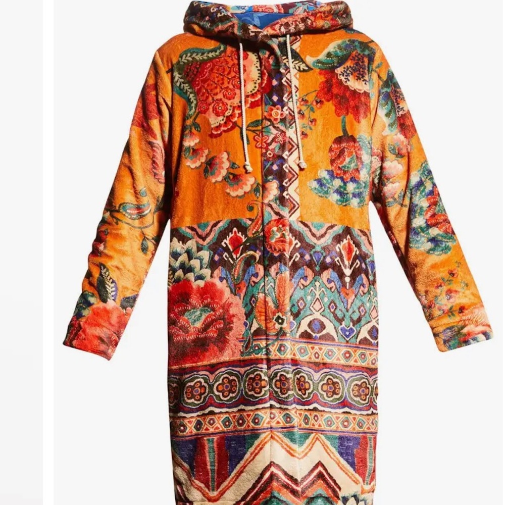 Johnny Was Women’s Sasha Zip Up Hoodie Size Medium